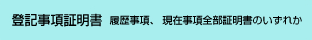 登記事項証明書 履歴事項、現在事項全部証明書のいずれか