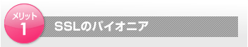 SSLのパイオニア