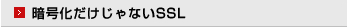 暗号化だけじゃないSSL