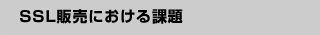 SSL販売における課題