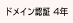 ドメイン認証 4年