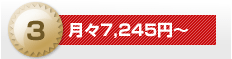 月々7,245円～